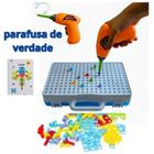 Kit Ferramenta Infantil Parafusadeira De Brinquedo De Montar