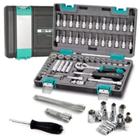 Kit Ferramenta Jogo De Soquete 57 Peça Chave Crv Allen Stels - A.R Variedades MT