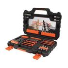 Kit Ferramentas Black & Decker 104 Peças para Furar e Parafusar A7230-XJ