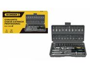 Kit ferramentas maleta basicas intercambeaveis c/46pçs bom-3905