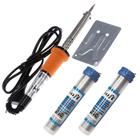 Kit Ferro de Solda Com 2 Tubetes Estanho Com Resina