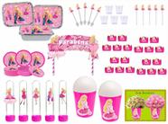 Kit Festa Barbie 283 peças (30 pessoas) marmita vso - Produto artesanal