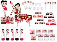 Kit festa Betty Boop 113 peças (10 pessoas)