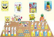 Kit Festa Bob Esponja 104 peças (15 pessoas) cone milk