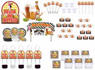 Kit Festa Boteco P/B 173 peças (20 pessoas) painel e cx - Produto artesanal