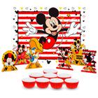 Kit festa completo 107 pçs decoração Mickey Mouse Festa