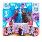 Kit festa completo 88 pçs Decoração Frozen aniversário