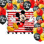 Kit festa Decoração Mickey Mouse painel Gigante + 25 Bexigas