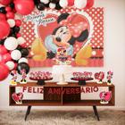 Kit Festa Decoração Para Aniversário Minnie 39pçs Fácil Eva