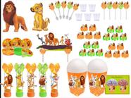 Kit festa decorado O Rei Leão 105 peças (10 pessoas) - Produto artesanal