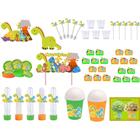 Kit festa Dinossauro baby 105 peças (10 pessoas) - Produto artesanal