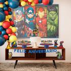 Kit Festa Fácil Vingadores Avengers Decoração De Festa Aniversário Completo