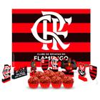 Kit festa Flamengo Decoração 109pçs Aniversário completo