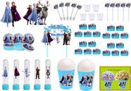 Kit festa Frozen 2 azul claro (155 peças) 20 pessoas