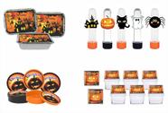 Kit Festa Halloween Menino 120 peças (30 pessoas)