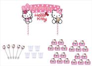 Kit Festa Hello Kitty rosa 451 peças - Produto artesanal