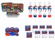 Kit Festa Homem aranha spiderman 80 peças (20 pessoas)