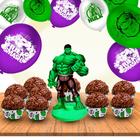 Kit festa Hulk 126 itens Decoração aniversário completa