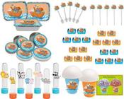 Kit Festa Infantil Arca De Noé 106 Peças (10 pessoas) - Produto artesanal