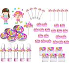 Kit Festa Infantil Circo Menina 293 Pças (30 pessoas)