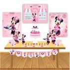 Kit Festa Infantil Menina Minnie Confeiteira Lembrancinha Decoração