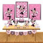 Kit Festa Infantil Menina Minnie Rosa Lembrancinha Decoração