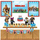 Kit Decoração Festa Infantil Roblox Aniversário Kit Prata em Promoção na  Americanas