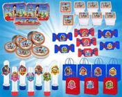 Kit Festa Infantil Patrulha Canina (turma) 120 Peças (20 pessoas) - Produto artesanal