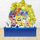 KIT FESTA KIT FESTA PAINEL REDONDO Decoração Infantil Bob Esponja