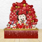 KIT FESTA KIT FESTA PAINEL REDONDO Decoração Infantil Minnie Baby Vermelha Vermelho