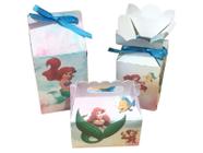 Kit Festa Lembrancinhas Personalizadas Tema Ariel