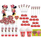 Kit Festa Minnie Vermelha 265 Peças (30 pessoas)