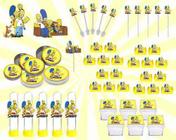 Kit Festa Os Simpsons 107 Peças (10 pessoas)