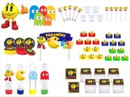 Kit festa Pac Man (113 peças) 10 pessoas - Produto artesanal