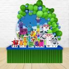 kit festa painel Redondo Decoração Numberblocks 1,50 Diâmetro-IMPAKTO VISUAL