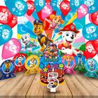 KIT Festa Patrulha Canina Topo Painel Vela n5 Balão Display