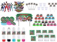 Kit festa Power Ranger Dino Charger 173 peças (20 pessoas)