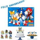 Kit Festa Pronta Sonic Decoração Aniversario 39 itens