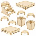 Kit Festa Provençal mdf Arabesco - 10 Peças - Linha Temática