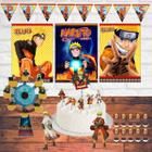 Kit festa só um bolinho Naruto aniversário decoração em casa