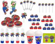 Kit Festa Super Mario 99 peças (10 pessoas)