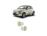 Kit Fiat 500 Lampada Led Pingo Lanterna Super Branca