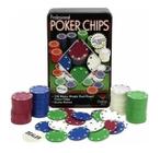 Kit Fichas Jogos Poker Tabuleiro 100 Ficas Com Numeração