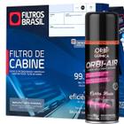Kit filtro ar condicionado e Higienizador - New Fiesta Nova Ecosport e Novo Ka - Filtros Brasil