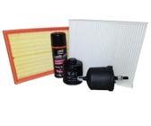 Kit filtro ar condicionado oleo combustivel fox ea111 1.6 2003 2004 2005 2006 2007 2008