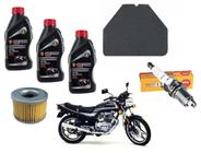 Kit Filtro Ar Oleo Gt-oil 20w50 + Vela Ngk Dr8ea Cb 400 450