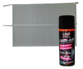 Kit filtro cabine ar condicionado e spray limpar ar 200ml peugeot partner 1.6 flex 2010 2011 2012 2013 2014 2015 - WEGA