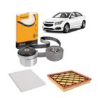 Kit Filtro Cruze 1.8 16v 2011 2012 Ar Cabine Correia Dentada