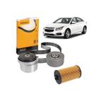 Kit Filtro Cruze 1.8 16v 2013 Oleo Correia Dentada Tensor