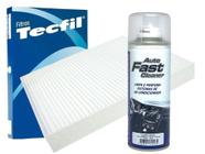Kit Filtro de Ar Condicionado + Spray Higienizador Novo Polo Virtus T-Cross e Nivus TECFIL / ORBI